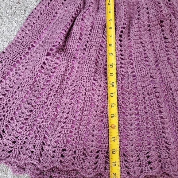 CROCHET Skirt with Lining - Picture 4 of 6